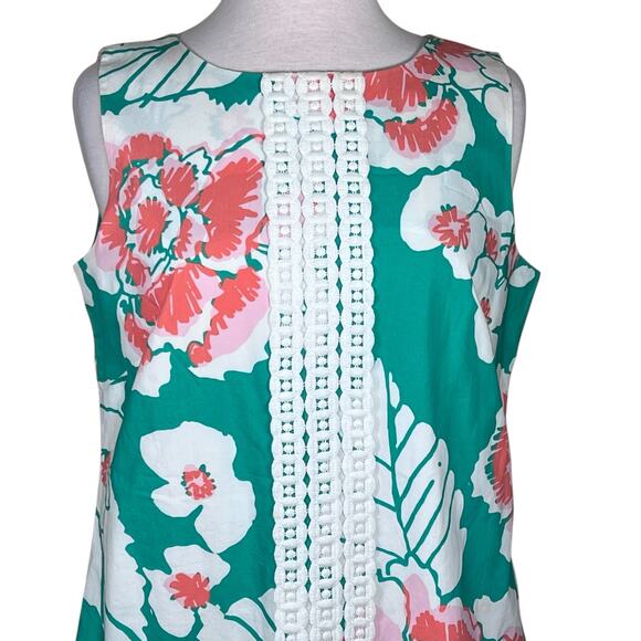Lilly Pulitzer Womens “Worth Jade Green Take it Even Higher” Shift Dress Size 12 - Picture 2 of 12